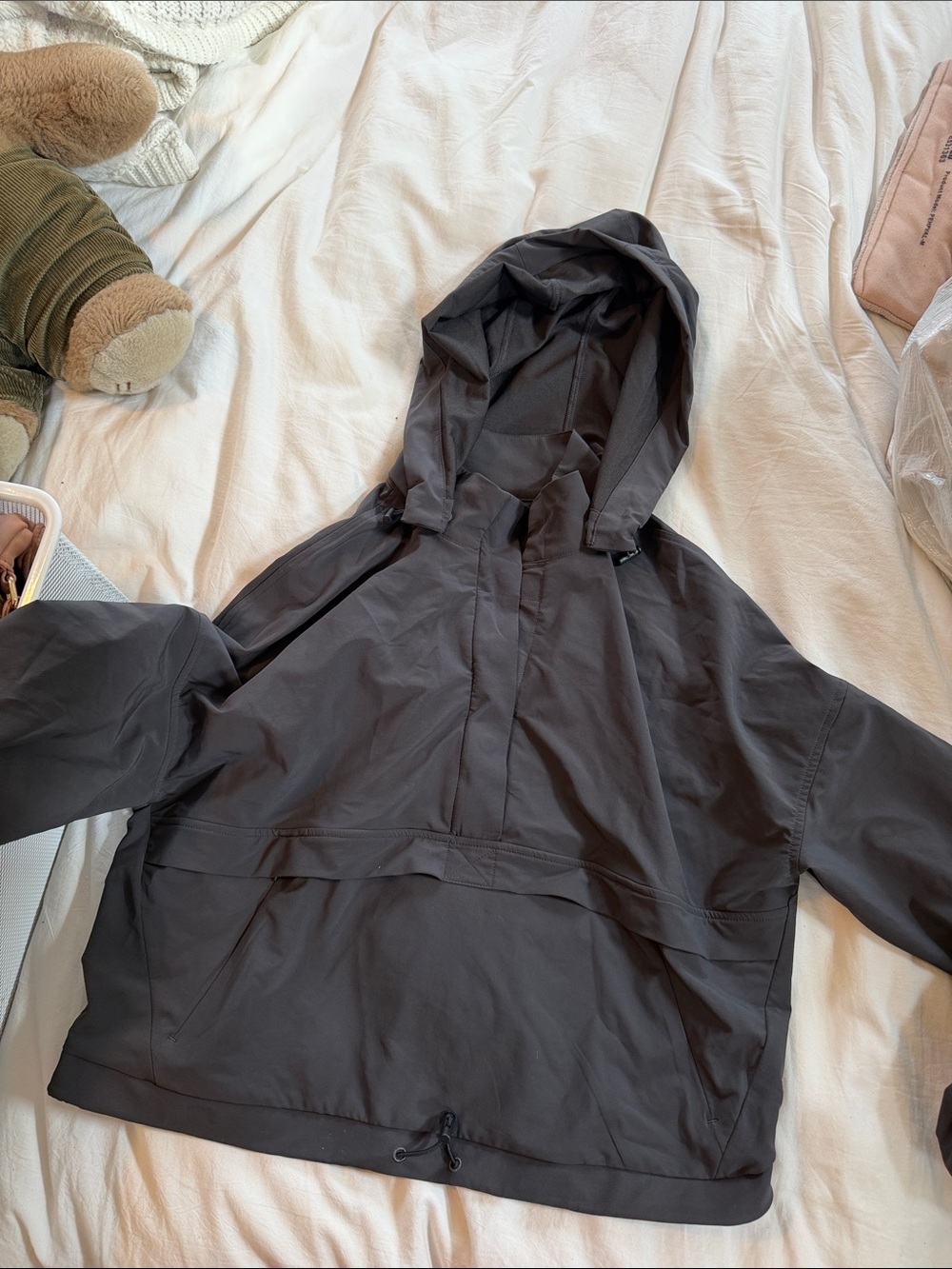 Sweaty Betty Black Hooded Shell Jacket